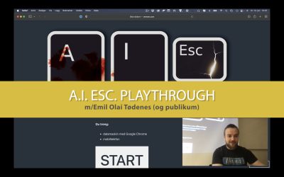 A.I. ESC. Playthrough